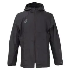 新品ASICS裏起毛ウィンドブレーカージャケット黒