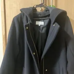 値下げ⭐︎GLOBAL WORK フード付きコート S ネイビー