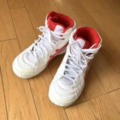asics アシックス バスケットシューズ TBF126 23.5ハイカット 白のサムネイル