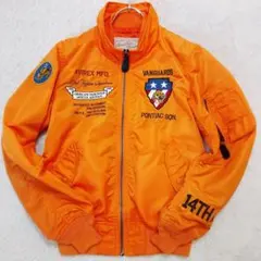 アヴィレックス✨ FLYING CIRCUS ワッペン MA-1 バッグロゴ