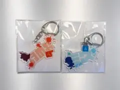 スプラトゥーン3 ポケモン フェスキーホルダー ほのお みず 2種セット 非売品のサムネイル