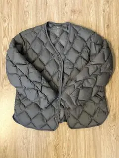 【美品】UNIQLO ウルトラライトダウンリラックスジャケット オリーブ M