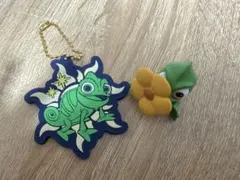 ディズニー　ラプンツェル　パスカル　かくれんぼフィギュア＆ラバーチャーム