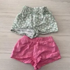 ZARA 18-24ヶ月 ショートパンツ 2点セット