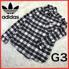 ギ*ン様 送料無料！ アディダス マルチカラー 00s チェック柄 ボタン シャ