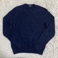 ネイビー ニット