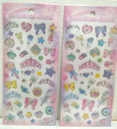 【匿名配送】Love Deco Jewel シールセット 2枚　GAIA