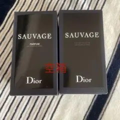 Dior Sauvage Parfum 60ml空箱2個セット