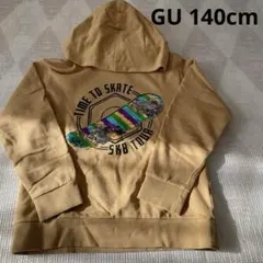 GU パーカー　トレーナー　スケートボードデザイン 140