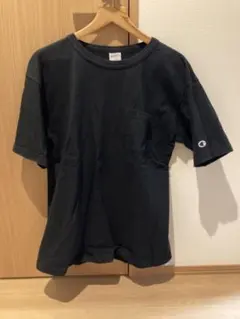 Champion T1011 ブラック Tシャツ L