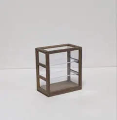 ミニチュア　家具　什器　1/12サイズ　ショーケース小　3段　N146