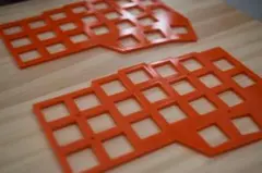 corne v4 cherry用　オレンジ　トップアクリル