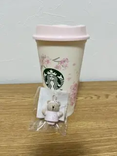 新品 スターバックス リユーザブルカップ SAKURA 2025 べアリスタ付き