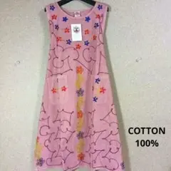 刺繍エプロンドレスワンピースethnic★新品★