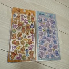 新作　正規品　プチドロップステッカー プーさん　スティッチ　プチドロ　ディズニー