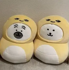 ナガノキャラクターズ ハッピーバッグ 2024 干支ぬいぐるみ 2点セット ナガノのくま 卯年 辰年 ぬいぐるみセット Amazon.co.jp: ナガノ