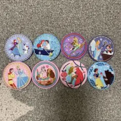 ディズニー刺繍缶バッジ 8個セット