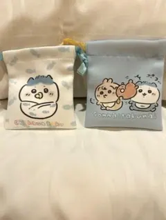 【匿名配送】 ちいかわ ベビー ミニ巾着 2点セット
