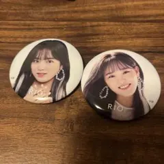 NiziU リオ Step and a step ステステ 缶バッジ 缶バッチ