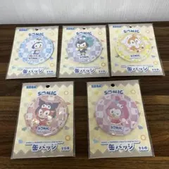 SONIC & FRIENDS ×Sanrio 缶バッジ 全6種セット - メルカリ