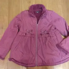 フリル付きパープルコート 140cm~
