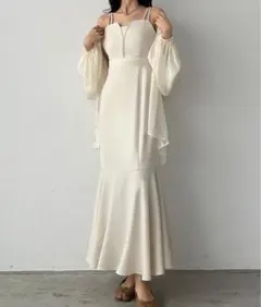 Louere デザインキャミワンピース　マーメイド