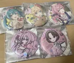 初音ミク ピアプロ ミクカル 39Culture 巡音ルカ メタリック缶バッジ ミクカルチャー 39culture 大き目メタリック缶バッジ スイーツ