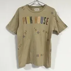 PINK HOUSE ピンクハウス Tシャツ ロゴ プリント ベージュ M相当のサムネイル