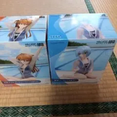 エヴァンゲリオン フィギュア 2体セット スクール水着