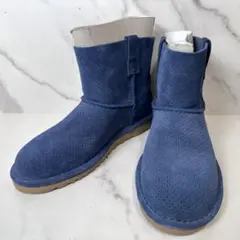 【未使用】UGG Classic Unlined Mini Perf ネイビー