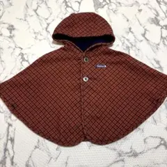 familiar フード付きベビーポンチョ