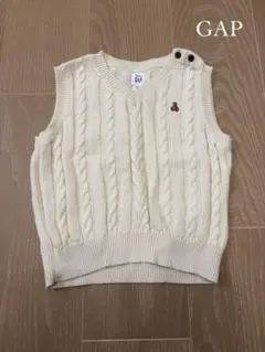GAP | ギャップ ＊ ニットベスト セーター ケーブル編み ベビー 90
