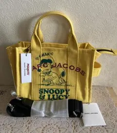 マークジェイコブス xピーナッツ　スヌーピー ミニトート2wayショルダー