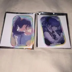 朝比奈まふゆ　スクエア缶バッジ　2点セット