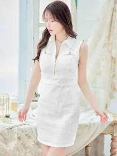 DAZZY タイトミニ丈ドレス