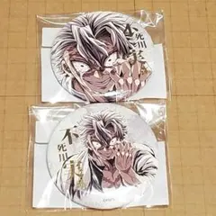 鬼滅の刃 ufotable コミケ リアルくじ E賞 缶バッジ 不死川実弥 2種