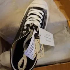 コンバース Jack Purcell 黒 レザー 1B985 24.5 未使用