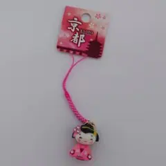 京都 舞妓さん ストラップ
