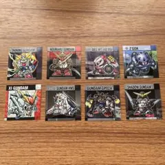 元祖SDガンダムスナックⅡ クスィー、νガンダム HWSほか8枚セット