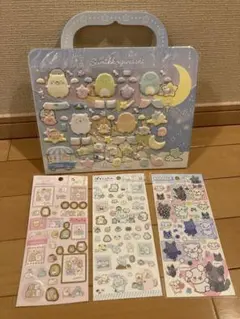 すみっコぐらし シールセット　シールバッグ　4点
