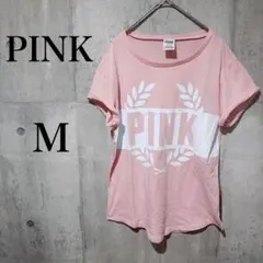 PINK✳︎プリント Tシャツ Mサイズ ピンク　トップス半袖　レディースのサムネイル