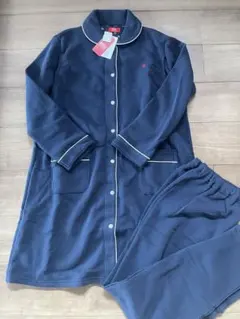 新品未使用　POLOパジャマ ルームウェア 裏起毛　ネイビー　ポロ