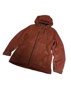 【希少】90s Oakley スキージャケット　バーガンディ　ドローコード付き