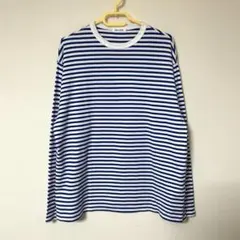 【未使用】FORK & SPOON ボーダーカットソー