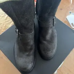 BURBERRY BLUE LABEL バーバリー　ムートンメンズブーツMのサムネイル
