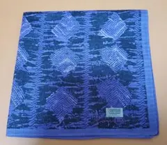 Kansai　刺繍入り　 幾何学模様ハンカチ 紫色☆新品☆のサムネイル
