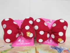 ❤ミニーちゃん♡ヘアゴム❤大❤ディズニーリゾート♡ リボン ドット柄♡水玉❤2点