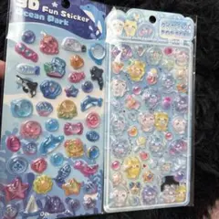 3Dシール 2枚set☆
