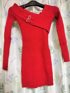 ニットタイトワンピース