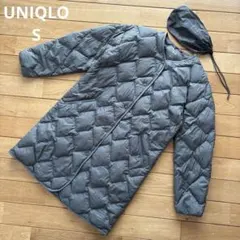 美品　UNIQLO ユニクロ　ウルトラライトダウン　リラックスコート　オリーブ